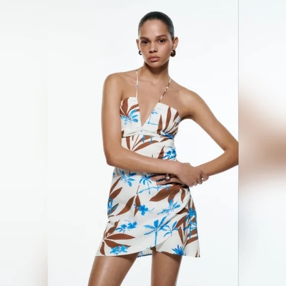 Floral Spaghetti Strap Dress
